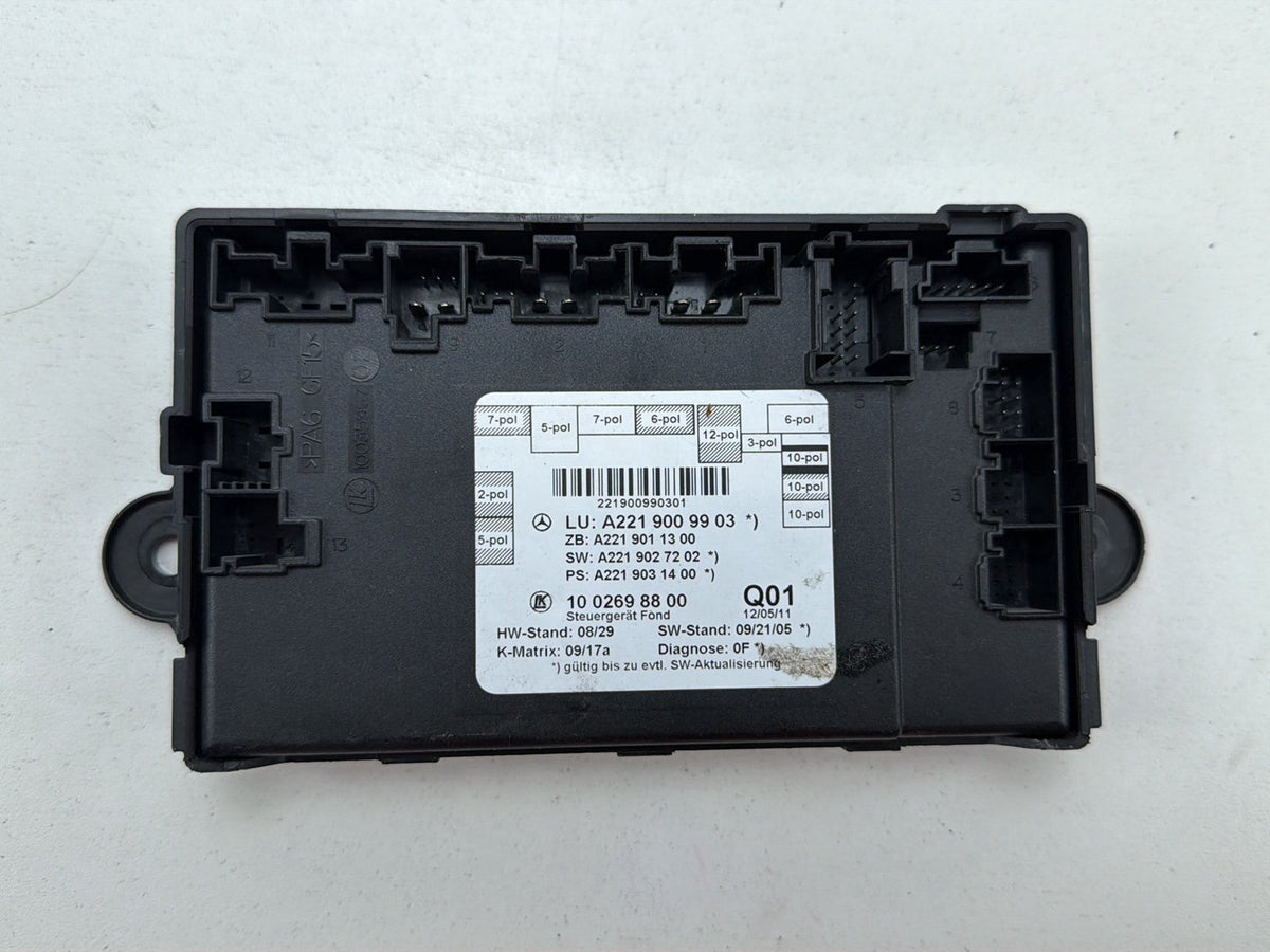 2007-2013 Mercedes-Benz S-Class W221 Front Right Door Control Module Unit OEM