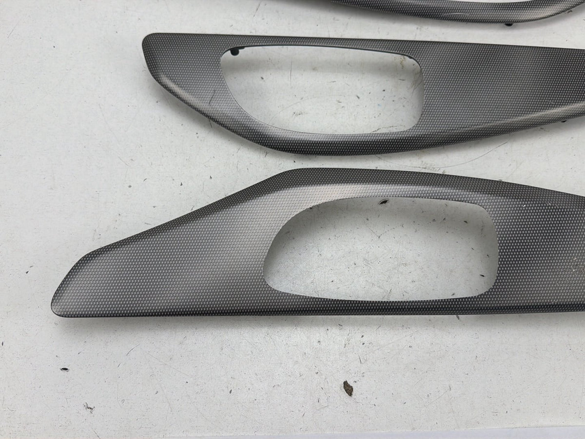2014-2020 Infiniti Q50 V37 Interior Door Handle Trim Cover Bezel Panel 4 Pcs OEM