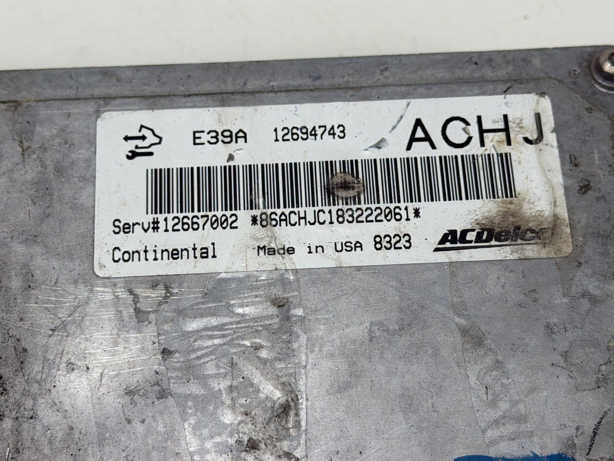 2017-2020 Chevrolet Impala Engine Computer Control Module 12694743 OEM