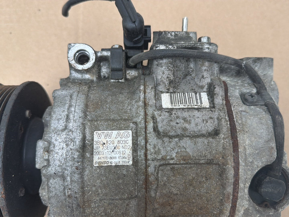 2004-2006 Porsche Cayenne 9PA- 3.2L A/C Compressor Assembly 3B0820803C OEM