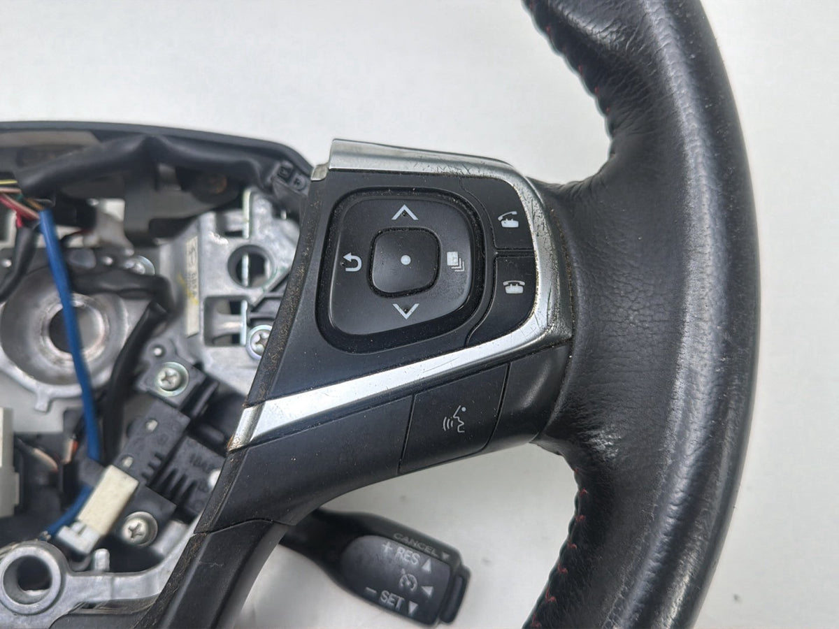 2015-2017 Toyota Camry Leather Steering Wheel Control Switches Cruise Stalk OEM