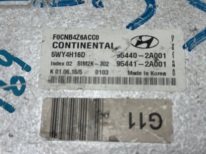 2012-2017 Hyundai Veloster - Transmission Control Module 95440-2A001 OEM