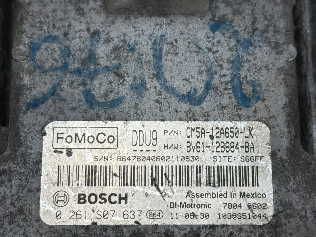 2012-2013 Ford Focus Engine Computer Module Unit PCM ECU CM5A-12A650-LK OEM
