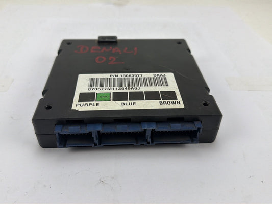 2000-2002 GMC Yukon Denali Body Control Module BCM 15063577 OEM