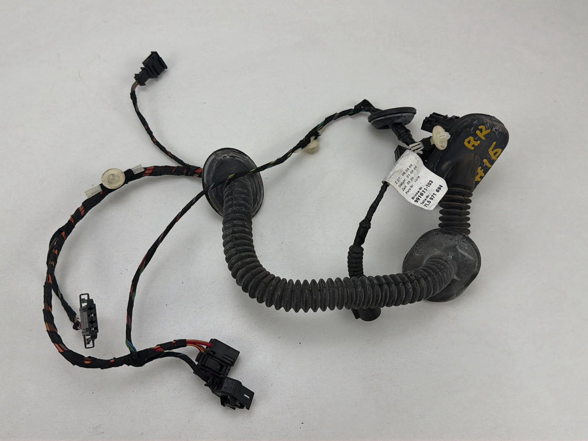 2003-2006 Porsche Cayenne Rear Right Side Door Wiring Harness 7L5971694 OEM