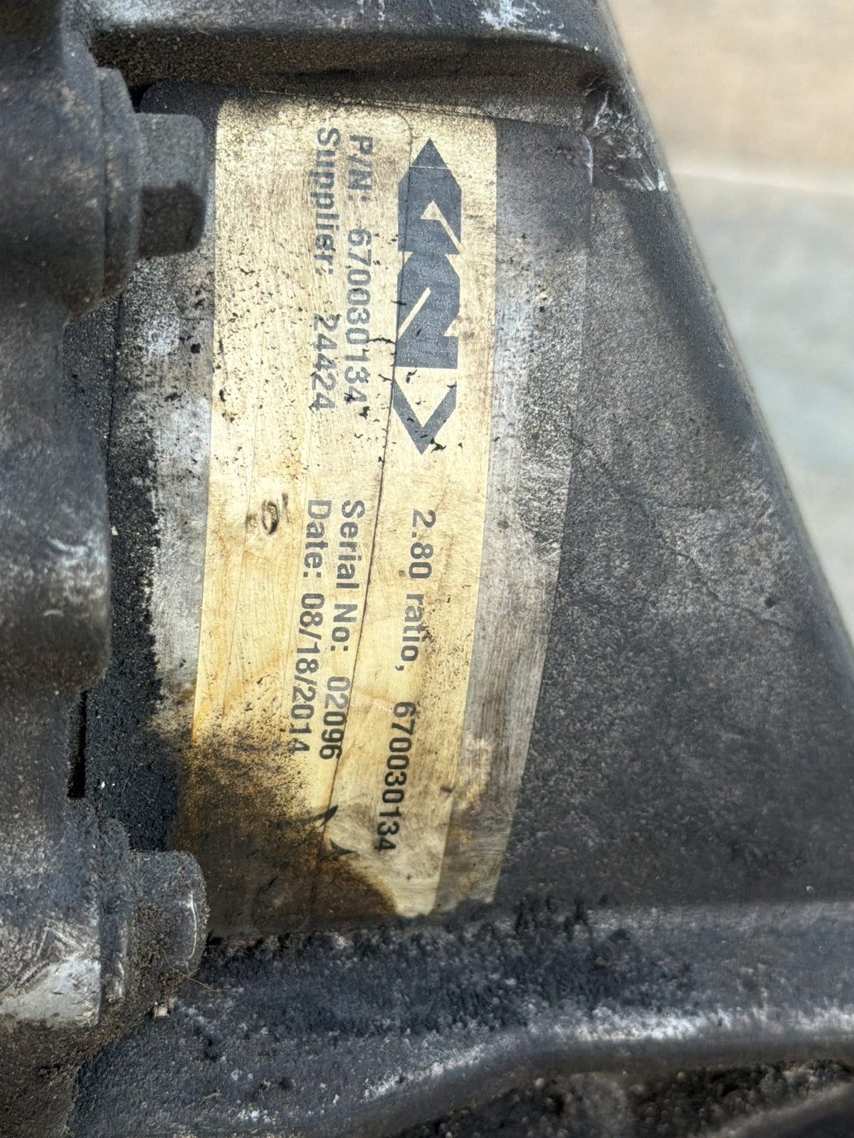 2014-2017 Maserati Quattroporte VI M156 3.0L 2.80 Rear Differential Carrier OEM