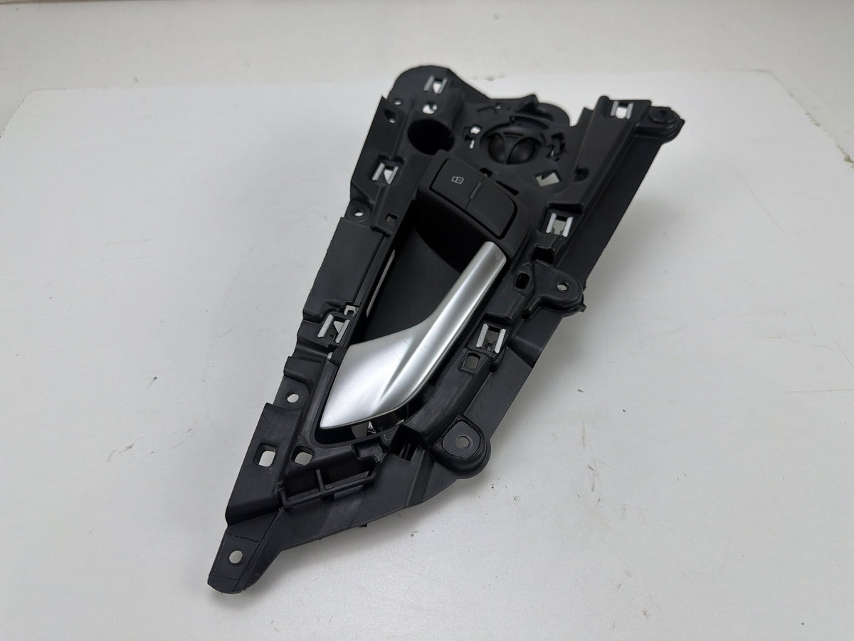 2012-2018 Audi A7 Quattro Rear Left Interior Door Handle w/ Tweeter Speaker OEM
