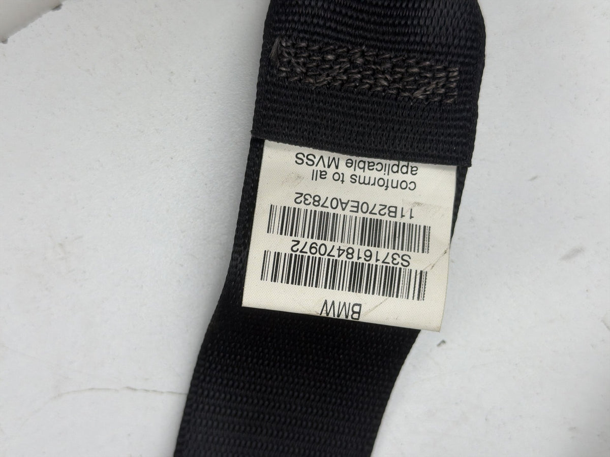 2007-2013 BMW X5 Rear Left Driver Side 2nd Row Seat Belt 606345501C OEM