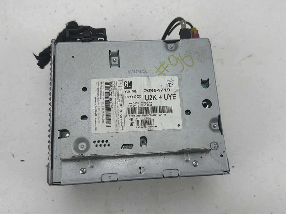 2010-2012 Buick LaCrosse Dash Radio Receiver AM FM XM CD MP3 Player Unit OEM