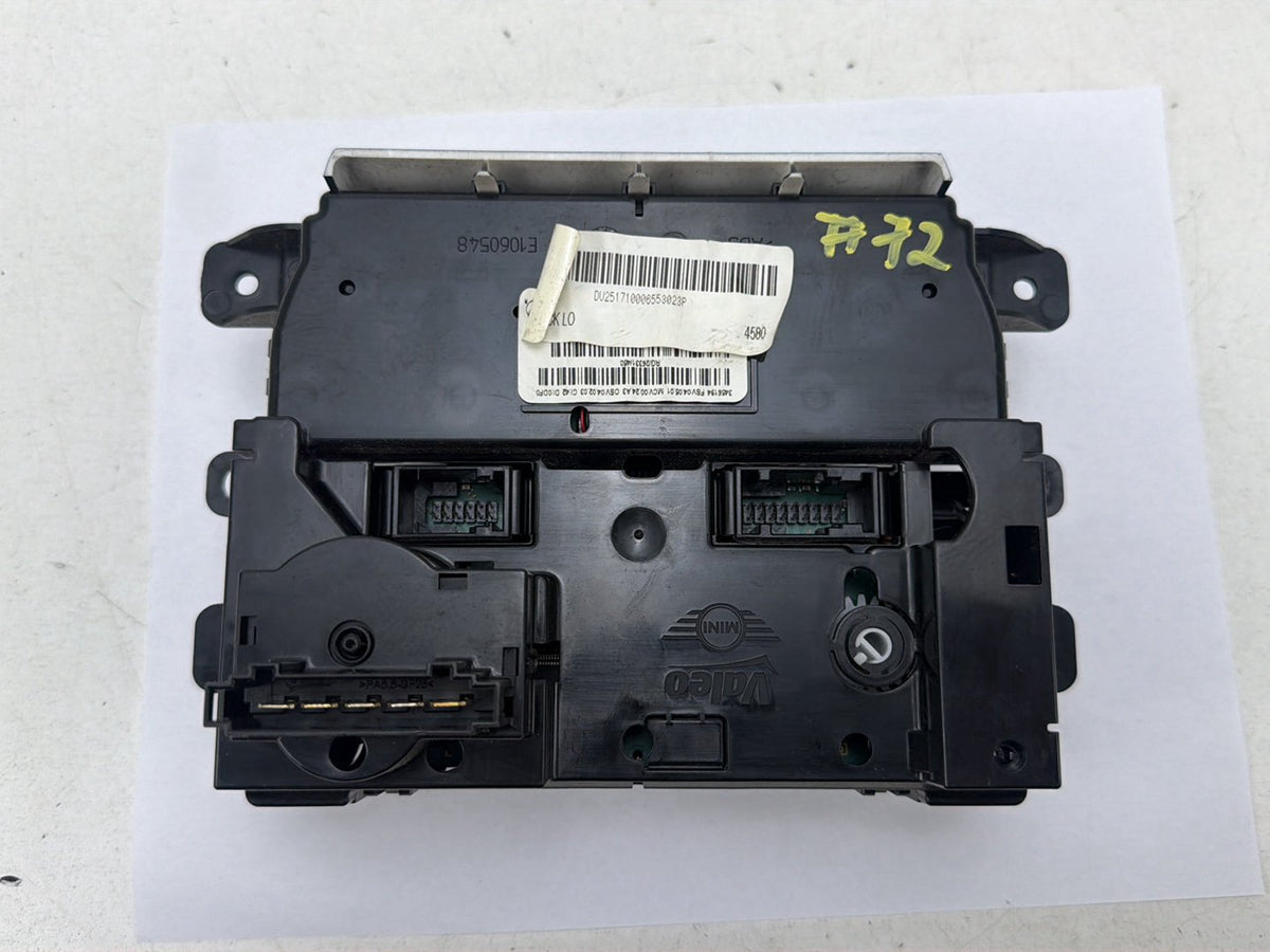 2007-2013 Mini Cooper S R56 Manual AC Climate Control Switch Module OEM