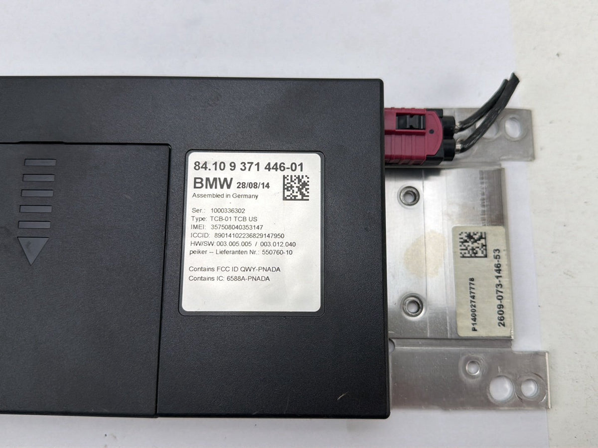 2010-2016 BMW 550i Telematic Control Module 84.10 9 371 446-01 OEM