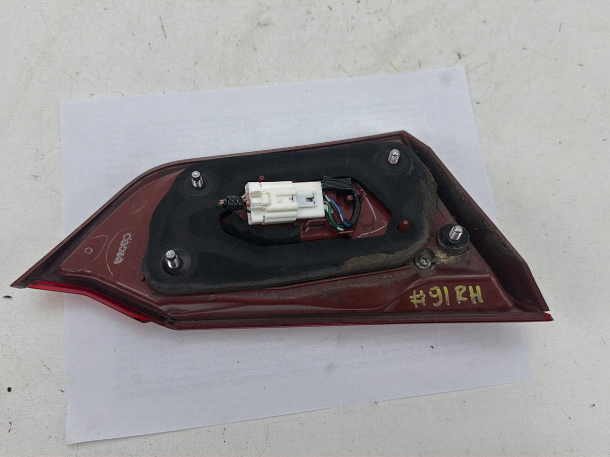 2014-2017 Infiniti Q50 Right Passenger Trunk Lid Inner Tail Light OEM
