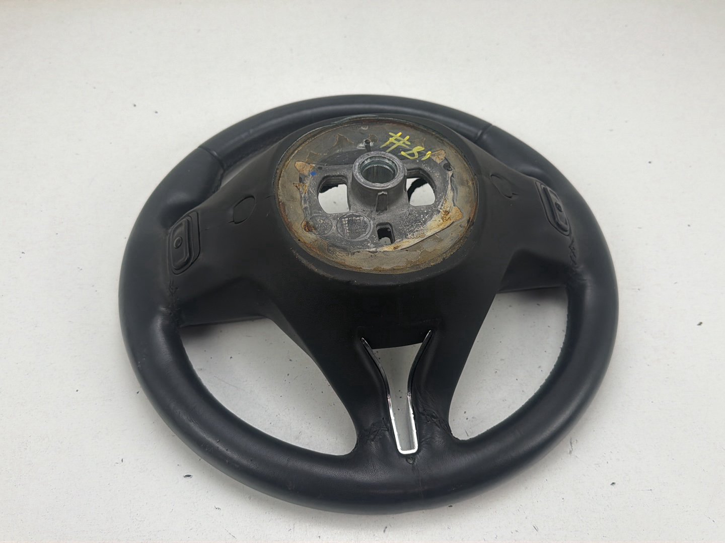 2014-2017 Maserati Ghibli Black Steering Wheel W/Audio Cruise Switches OEM