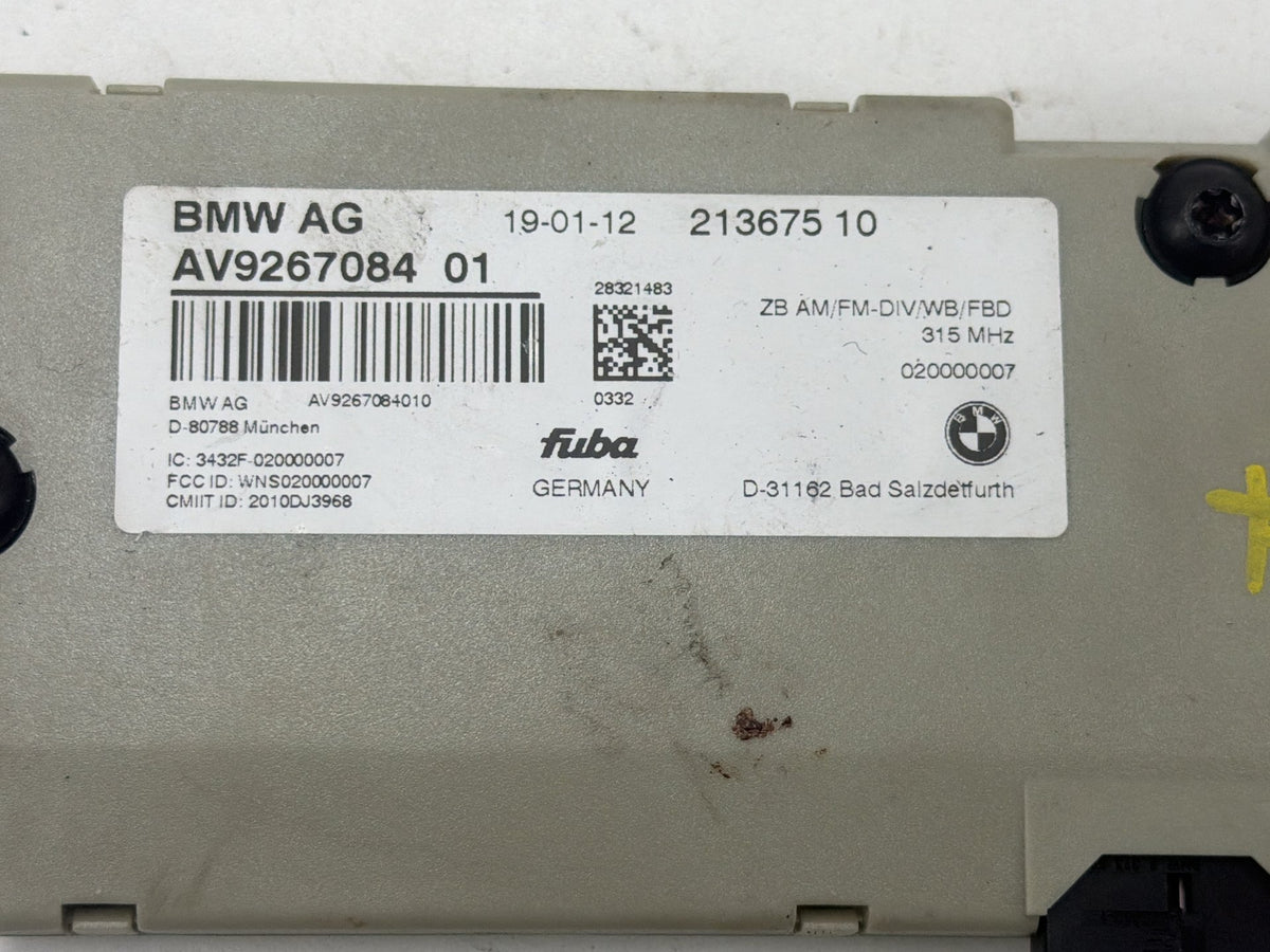 2011-2013 BMW 550i xDrive F10 Remote Antenna Amplifier Module 65209267084 OEM