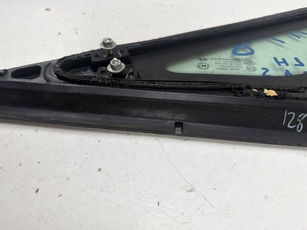 2011-2015 Hyundai Sonata Rear Left Driver Side Door Vent Quarter Glass OEM