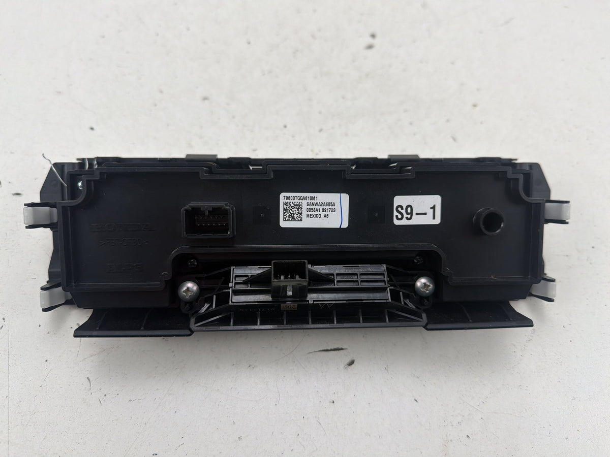 2016-2018 Honda Civic AC Heater Temperature Climate Control 79600TGGA610M1 OEM