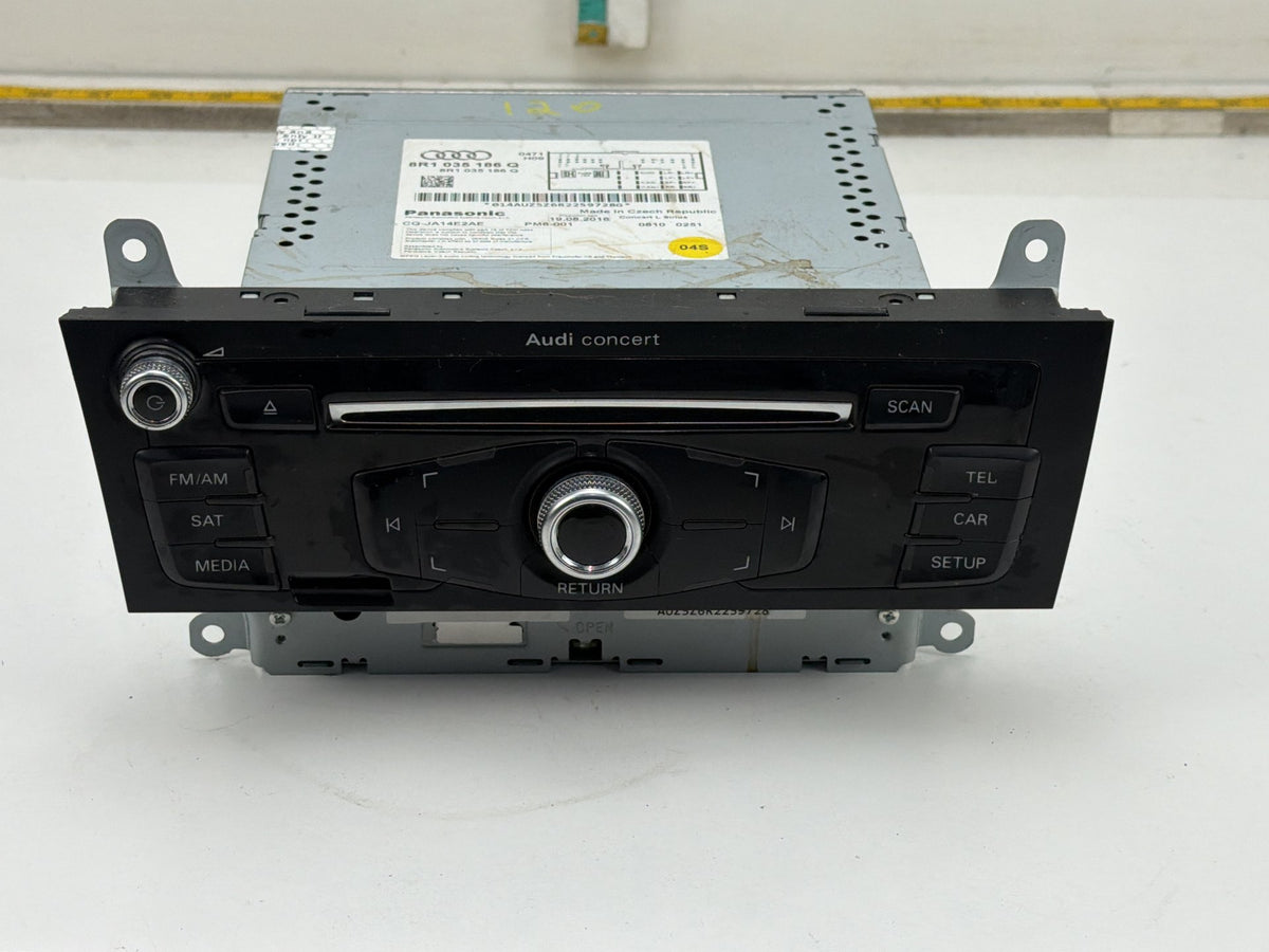 2013-2017 Audi Q5 8R Radio Receiver Concert AM FM CD Player 8R1 035 186 Q OEM