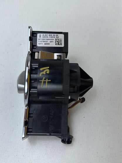 2007-2013 Mercedes-Benz S-Class W221- Headlight Control Switch A2219053500 OEM