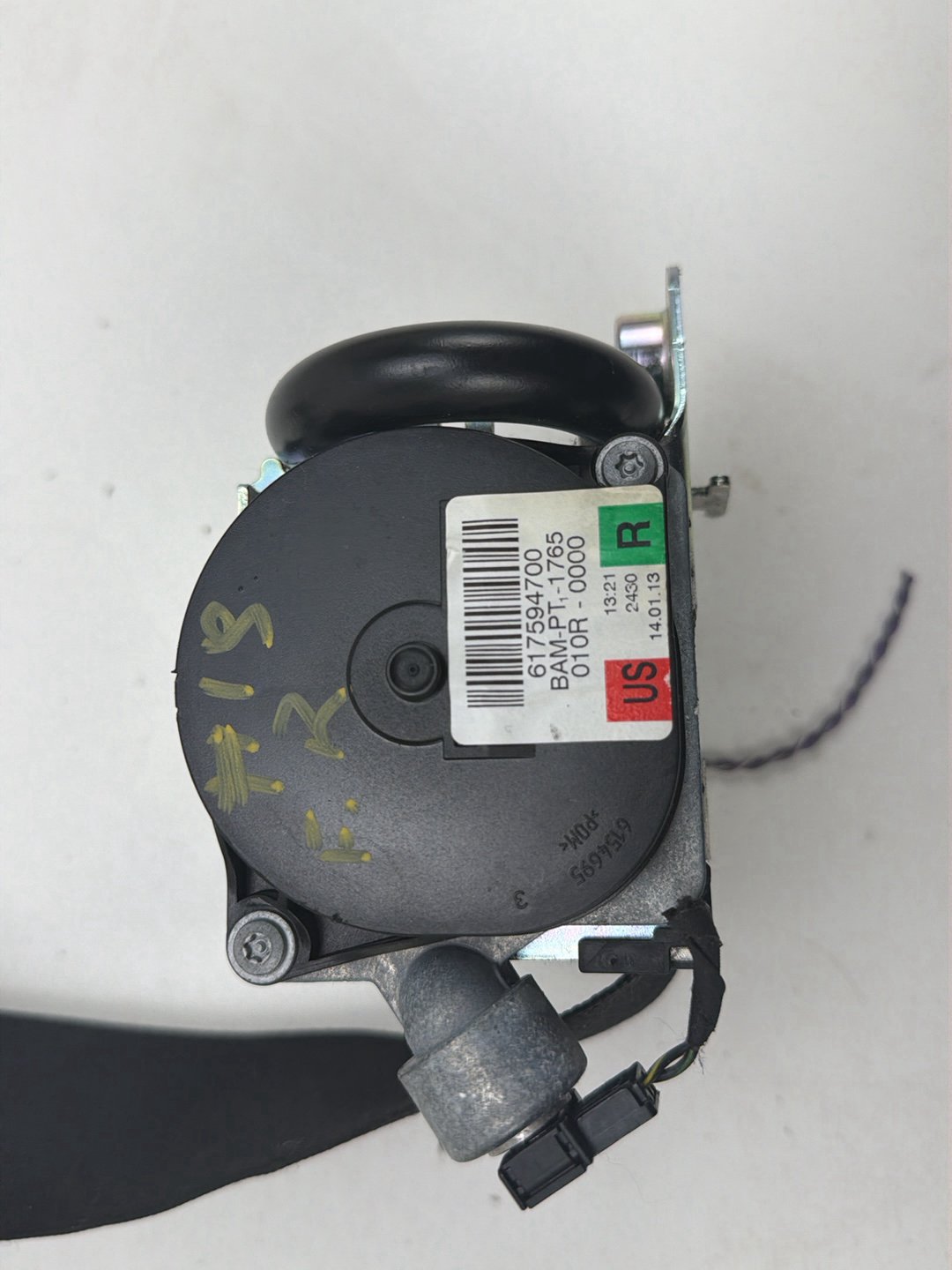 2013-2016 Mini Countryman Cooper S- Right Front Seat Belt PN: 617594700