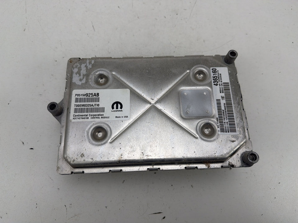 2015 Chrysler 200 3.6L Engine Computer Control Module Unit ECU P05150925AB OEM