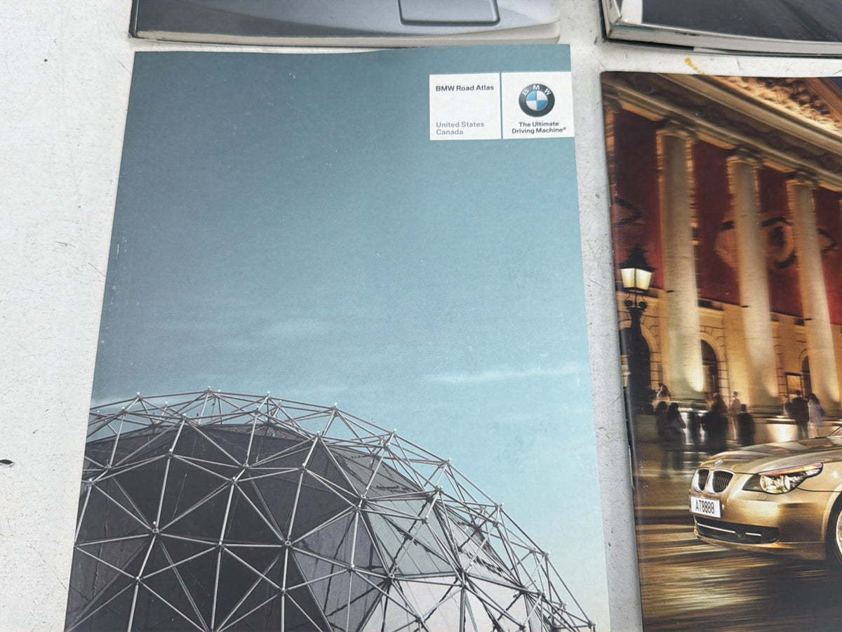 2008-2010 BMW 5 Series 528i E60 Owners Manual Handbook Wallet Case Set OEM