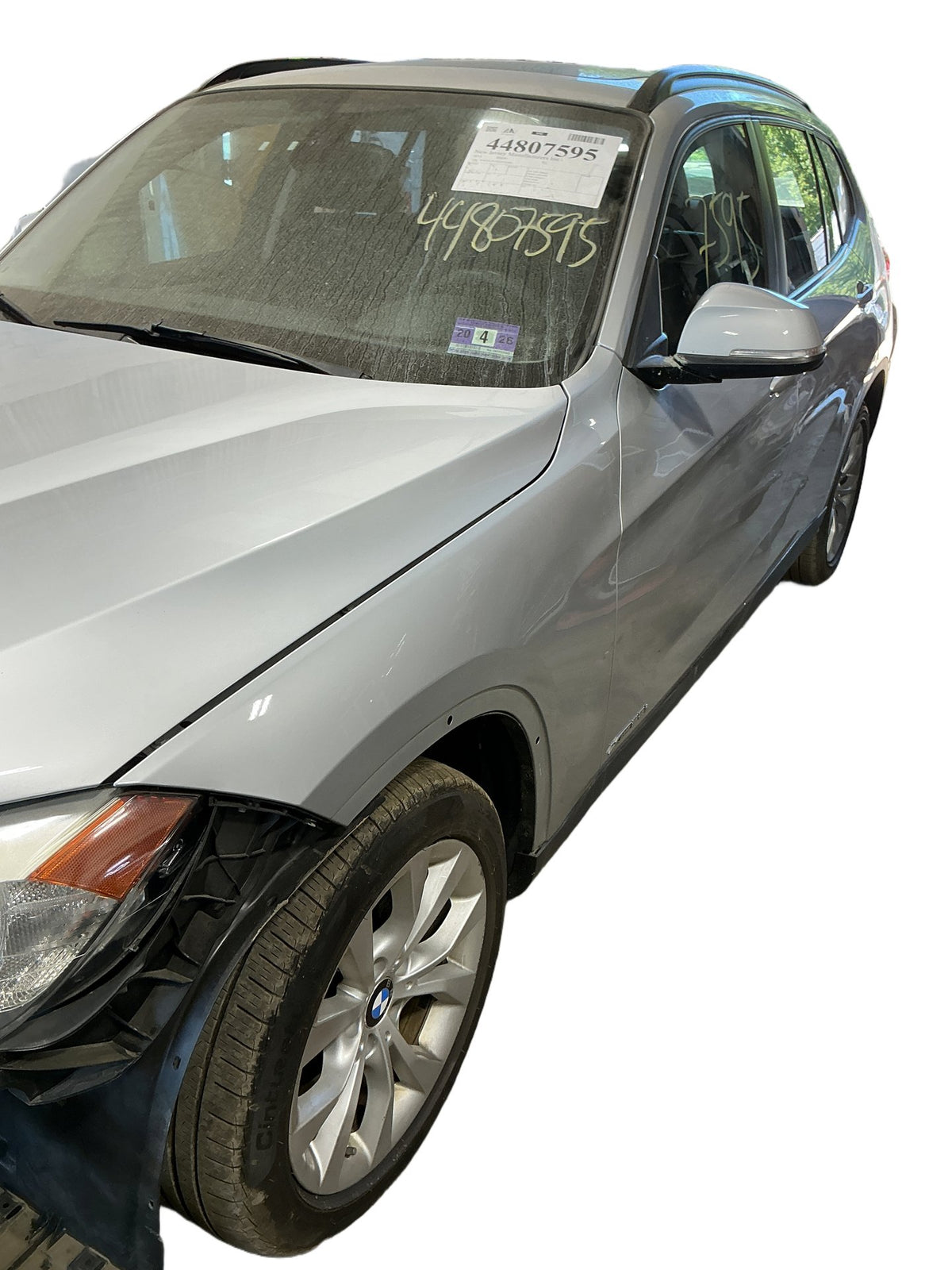 2014 BMW X1 E84 Left Fender 41627332424 Silver OEM