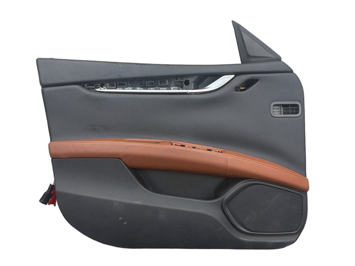 2014-2020 Maserati Ghibli Front Left Driver Side Interior Door Panel Trim OEM