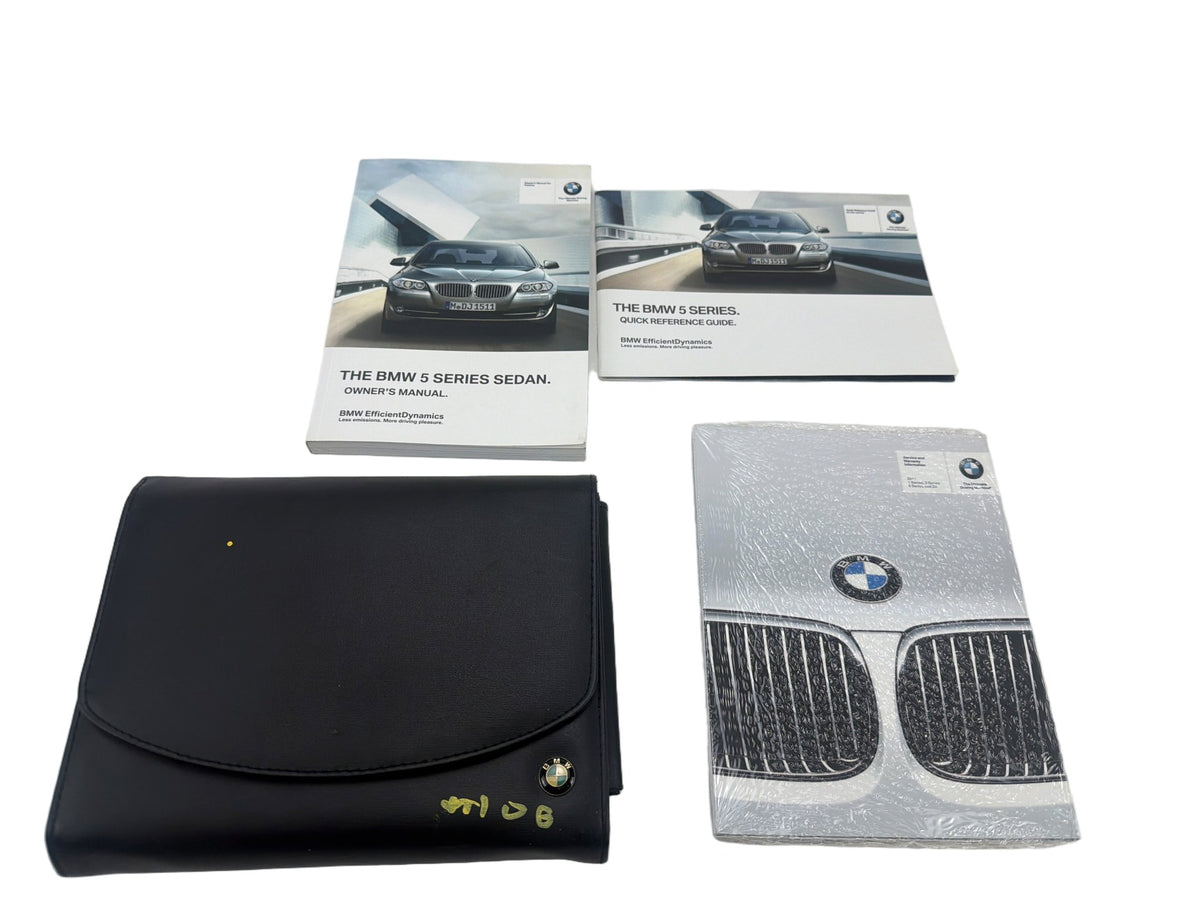 2011-2013 BMW 550i xDrive F10 Owner's Manual Kit OEM