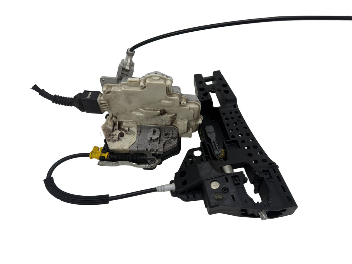 2012-2018 Audi A7 Left Rear Door Lock Actuator w/ Handle Bracket 4G0839015A OEM