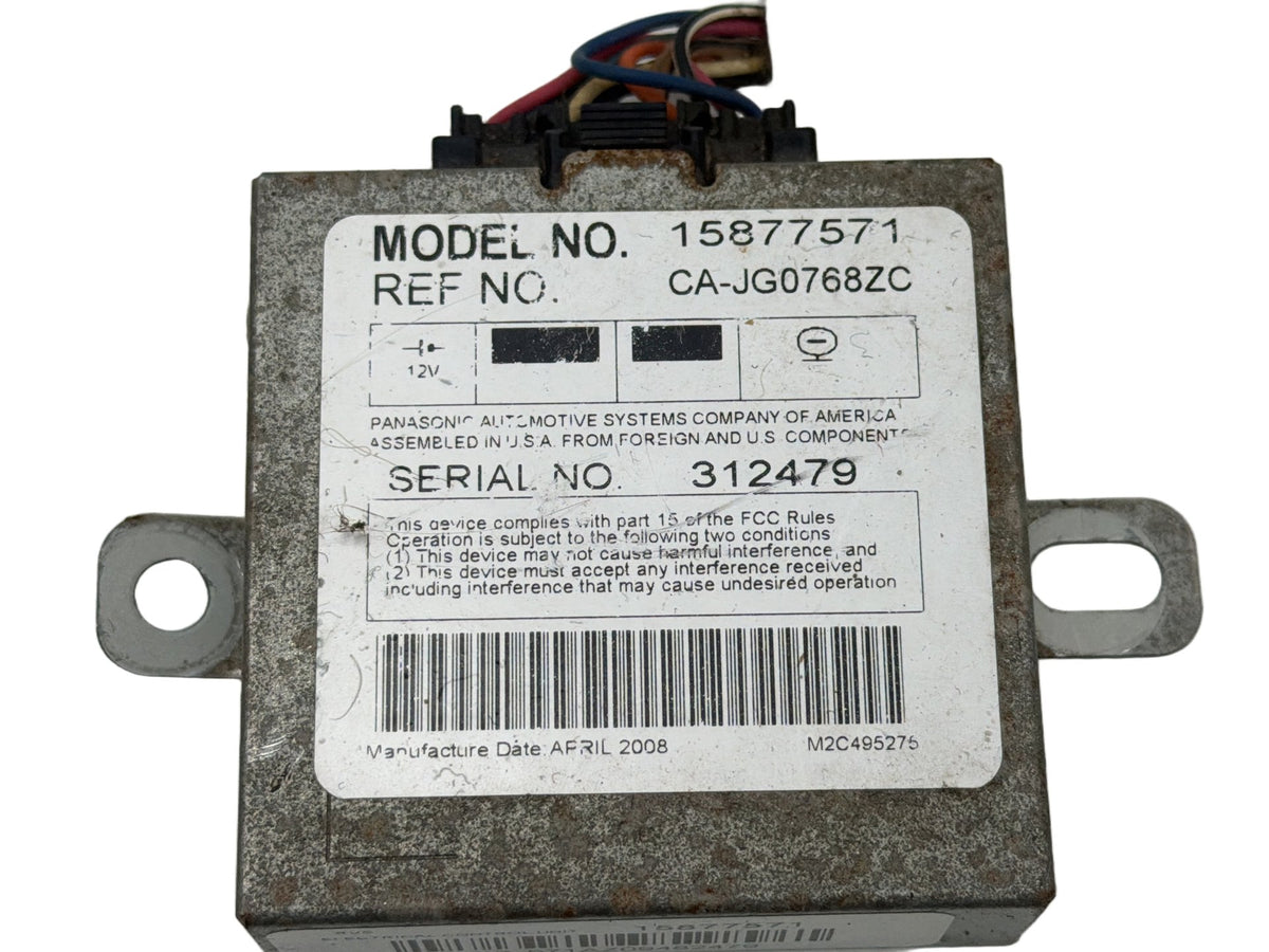 2007-2008 GMC Tahoe - Rear View Camera Display Module 15877571 OEM