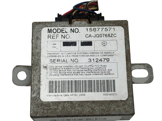 2007-2008 GMC Tahoe - Rear View Camera Display Module 15877571 OEM