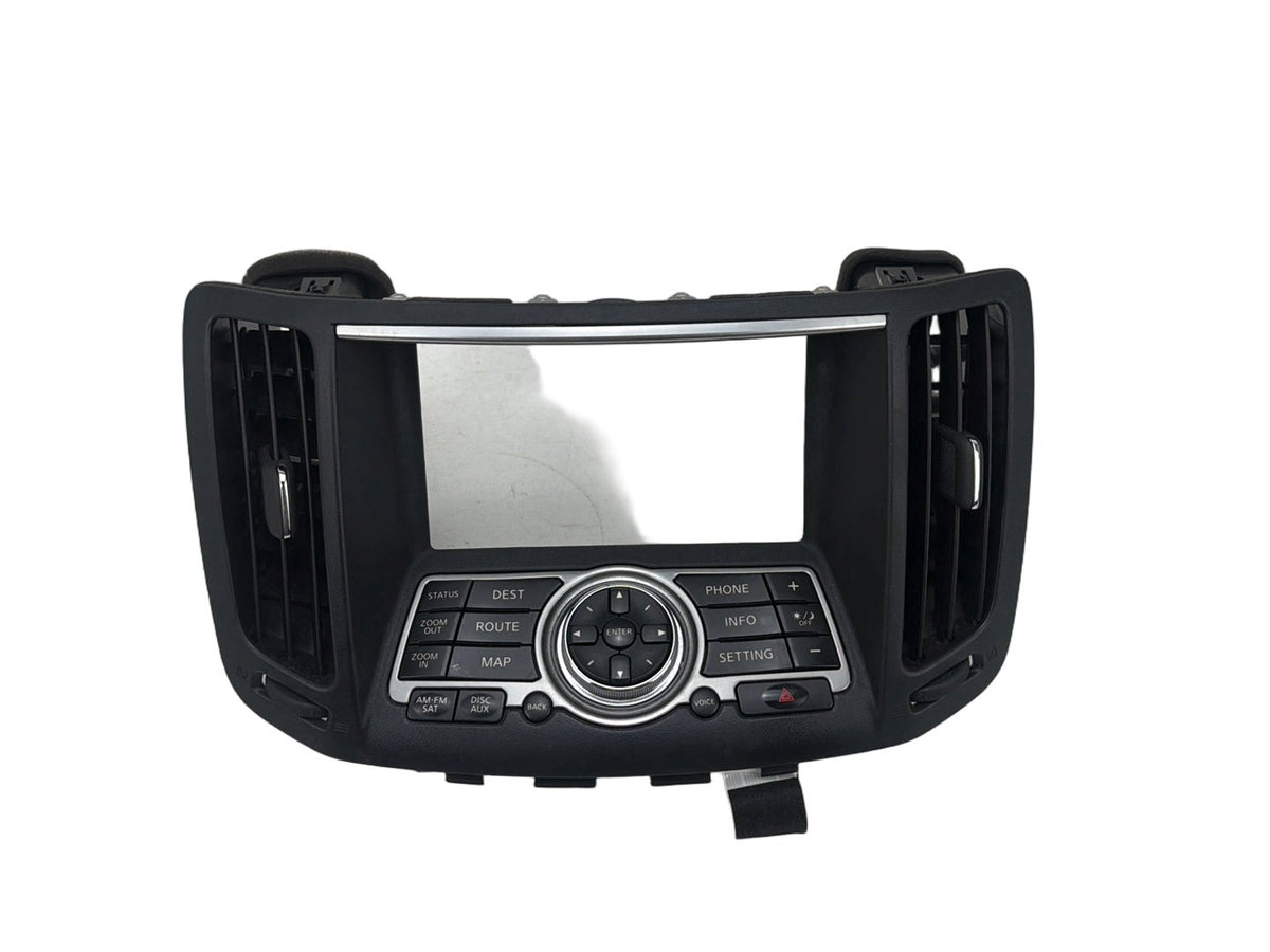 2008-2013 Infiniti G37 Navigation Control Panel w/ Air Vents 28395-1UF1A OEM
