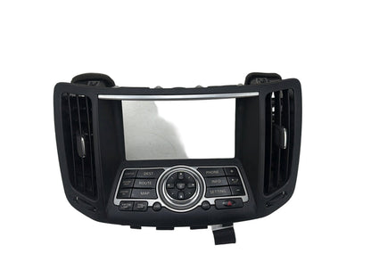 2008-2013 Infiniti G37 Navigation Control Panel w/ Air Vents 28395-1UF1A OEM