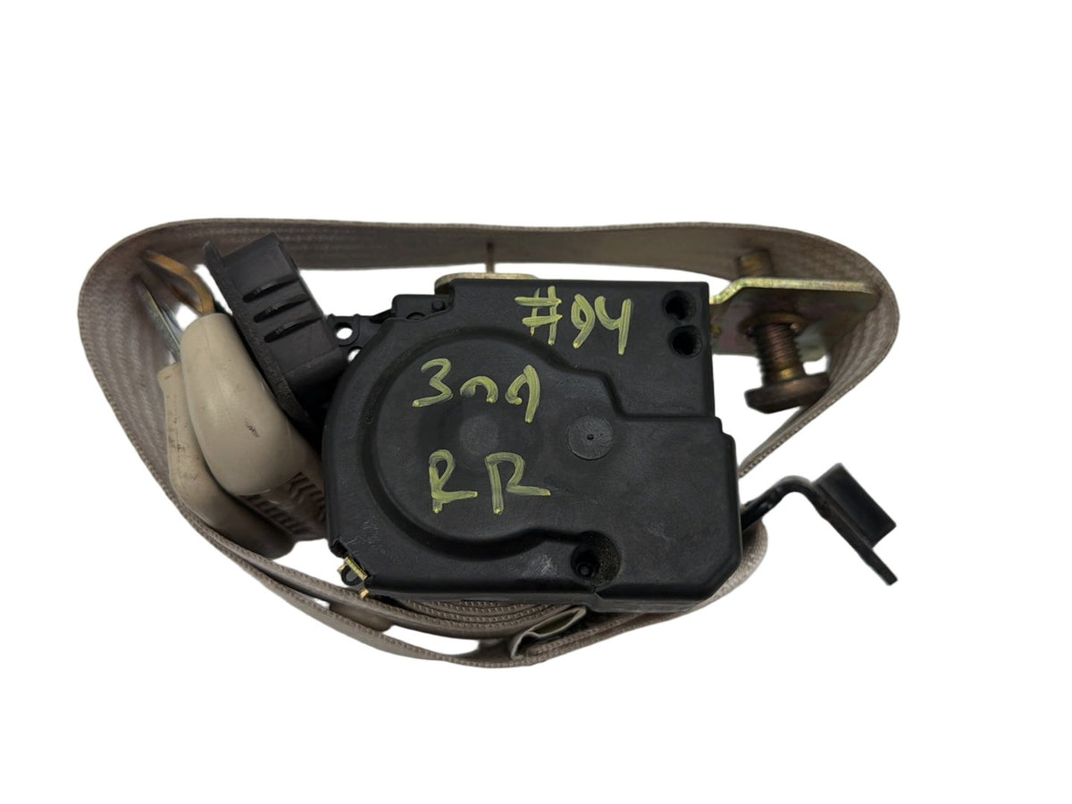 2003-2006 Lincoln Navigator 3rd Row Rear Right Side Seat Belt Retractor Tan OEM