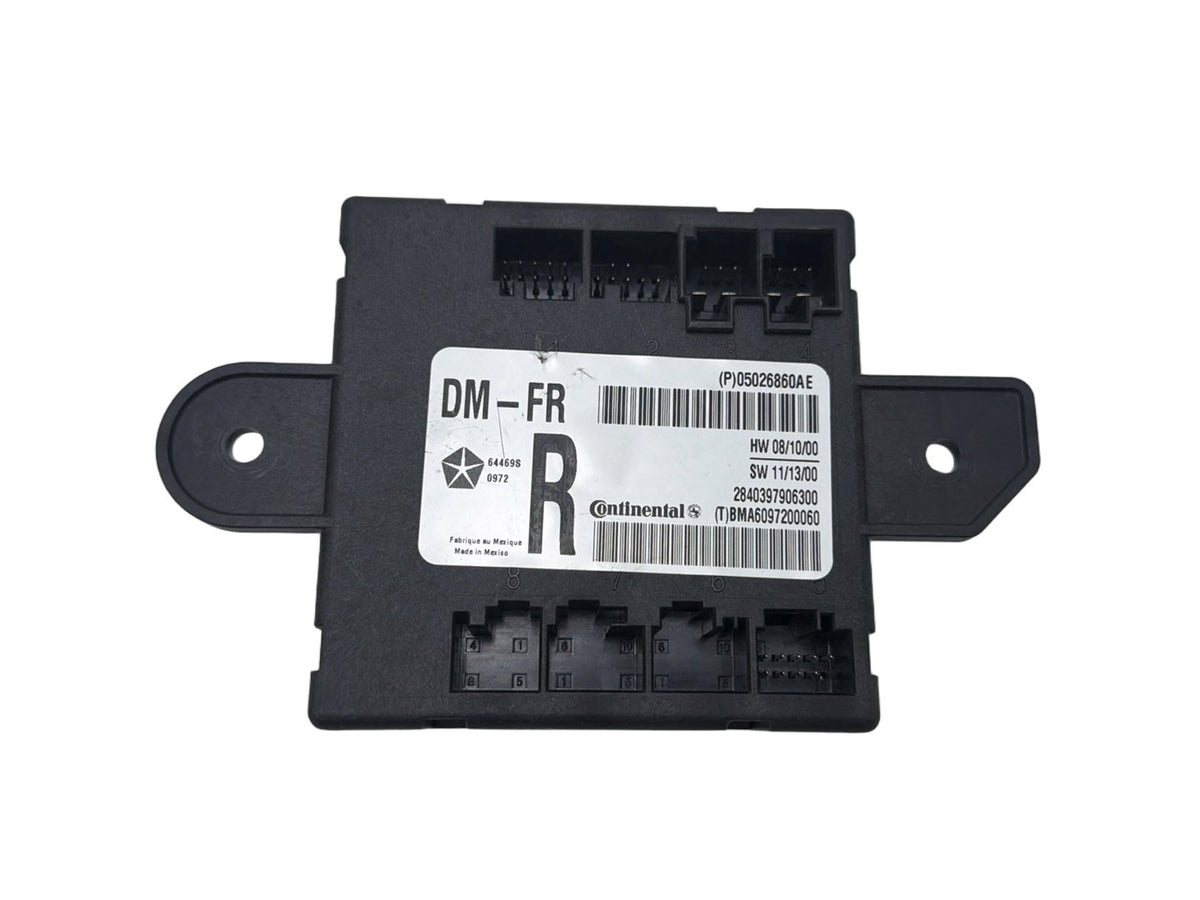 2011-2016 Dodge Grand Caravan Front Right Side Door Module 05026860AE OEM