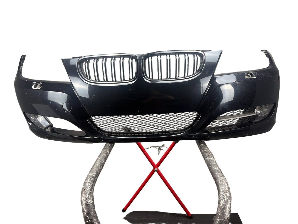 2009-2011 BMW 335i xDrive Front Bumper Cover Assembly W/Grilles Foglights OEM