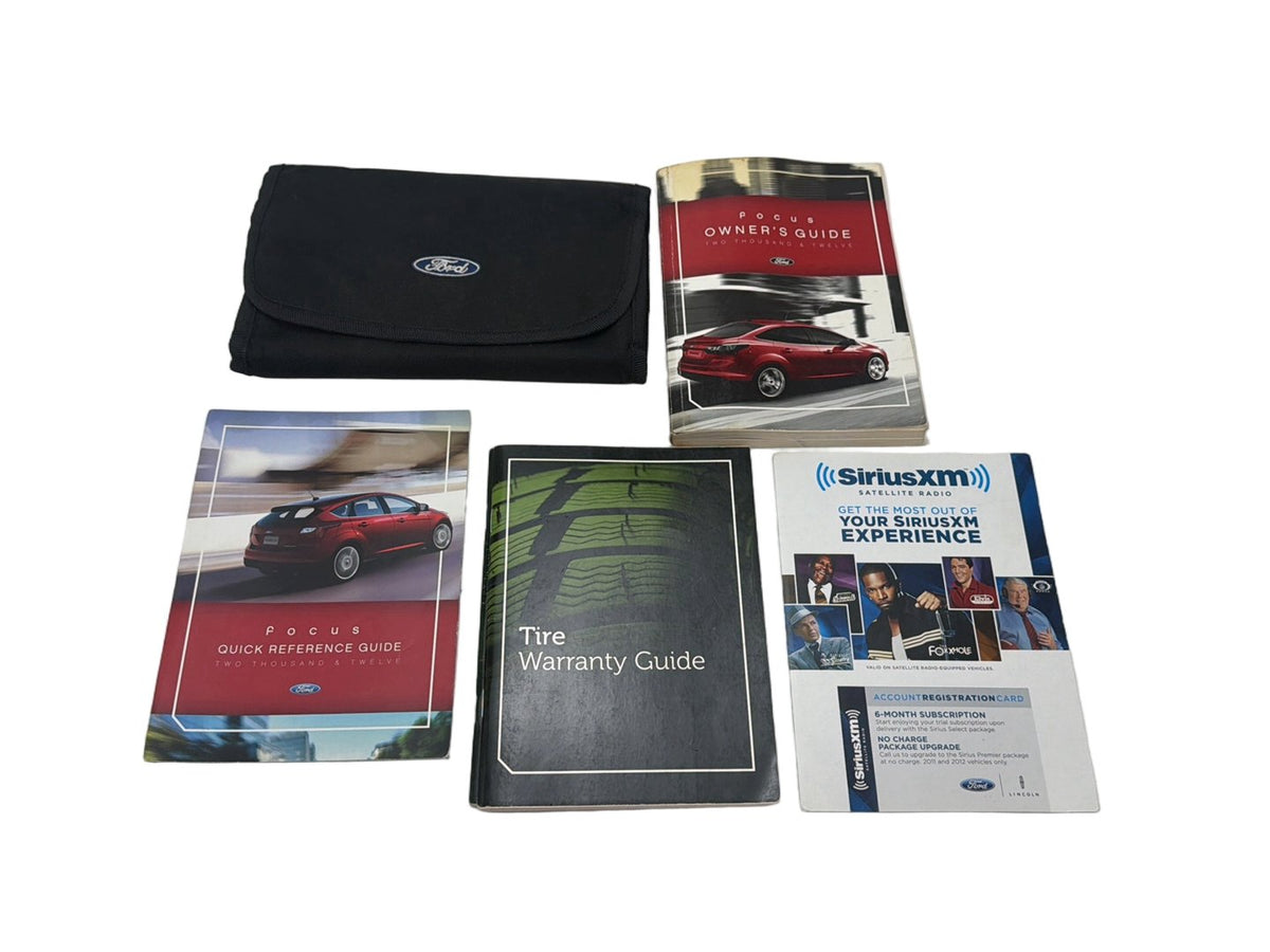 2012 Ford Focus MK2 Owners Manual OEM