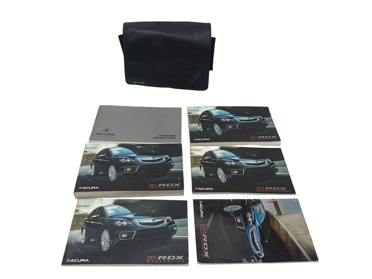 2011 Acura RDX Owners Manual Set Portfolio Case Books User Guide OEM