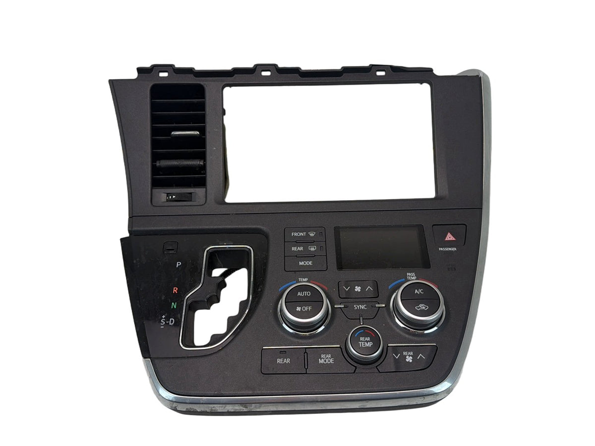 2015-2019 Toyota Sienna A/C Heater Climate Control, Radio Bezel 55405-08040 OEM
