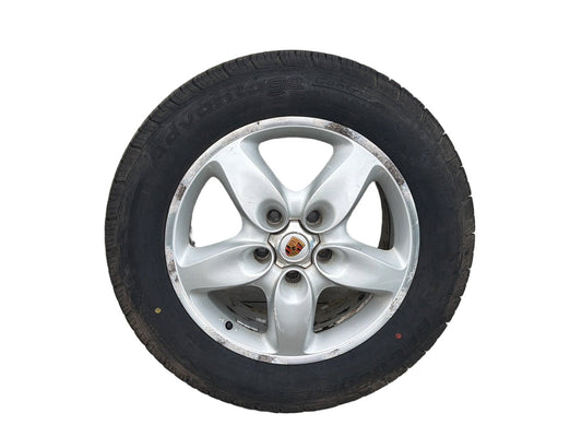 2003-2006 Porsche Cayenne Alloy Wheel Rim w/ Tire 8JX18 ET57 7L5601025C OEM