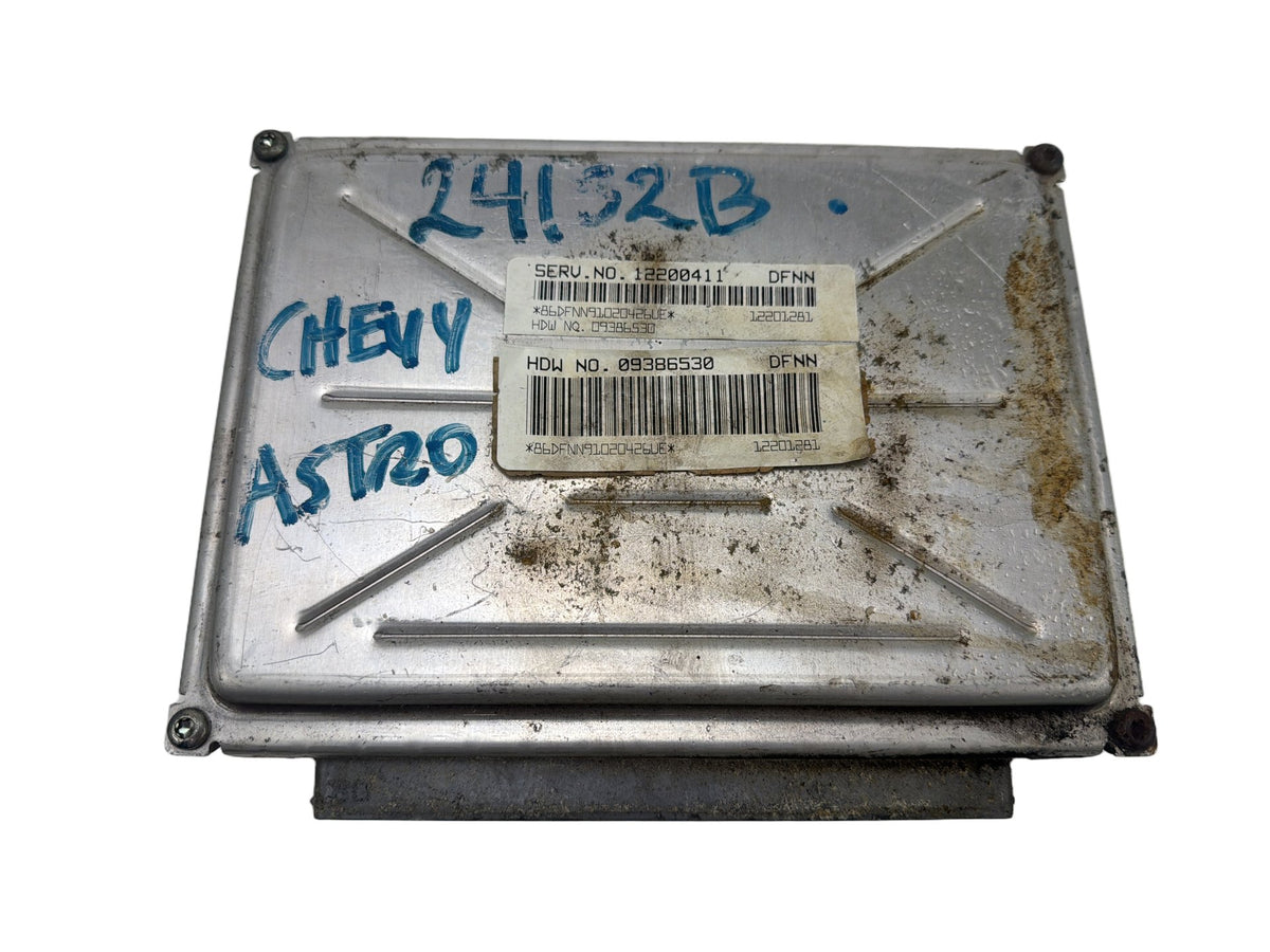 2000-2002 Chevrolet Astro Engine Computer Control Module Unit ECU 12200411 OEM