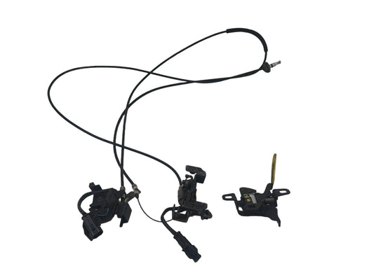 2014-2017 Maserati Ghibli III M157 Front Hood Latch Lock Actuator Cable Set OEM
