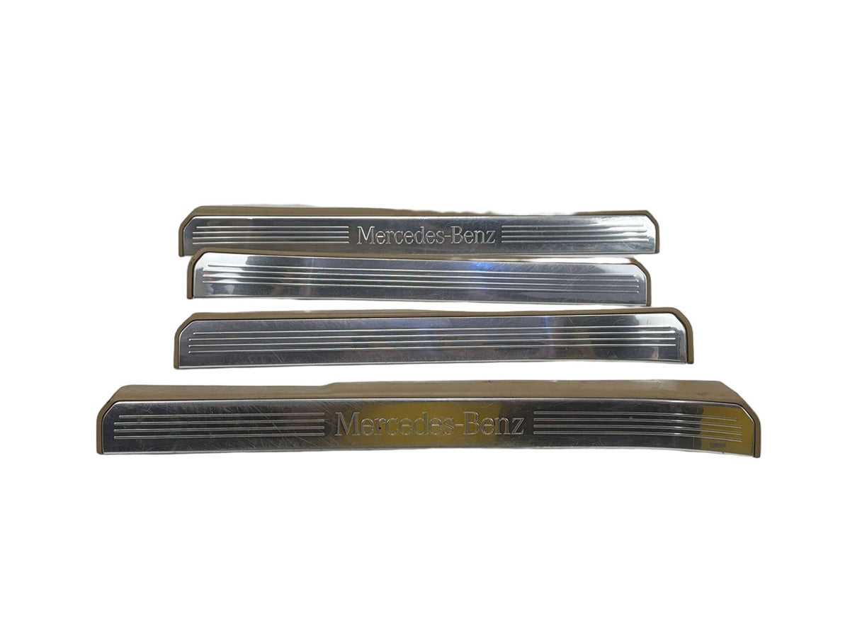2007-2013 Mercedes-Benz W221 S550 Door Step Sill Panel Set of 4 OEM
