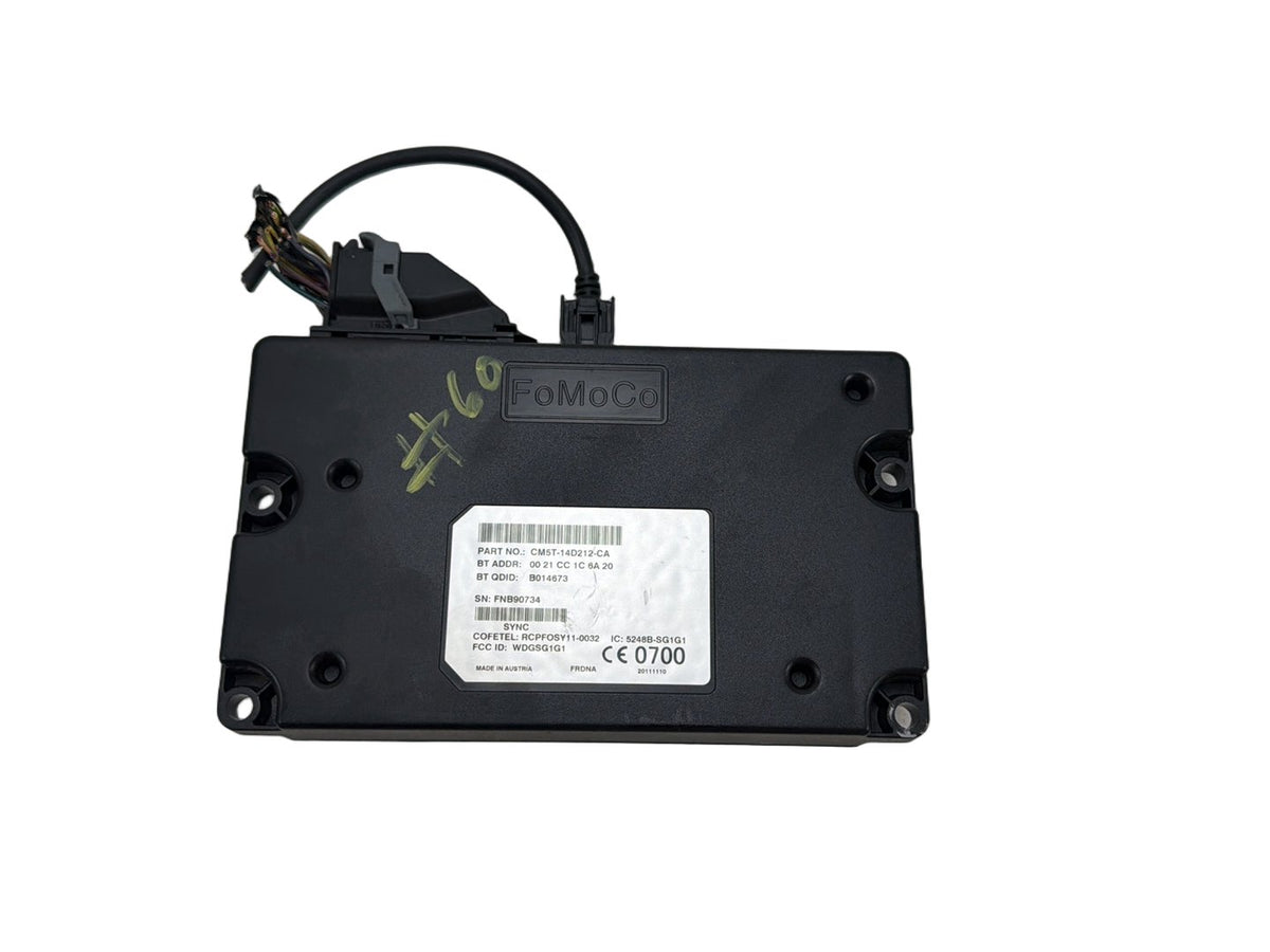2012-2014 Ford Focus MK2 Communication Computer Control Sync Module CM5T14D212CA OEM