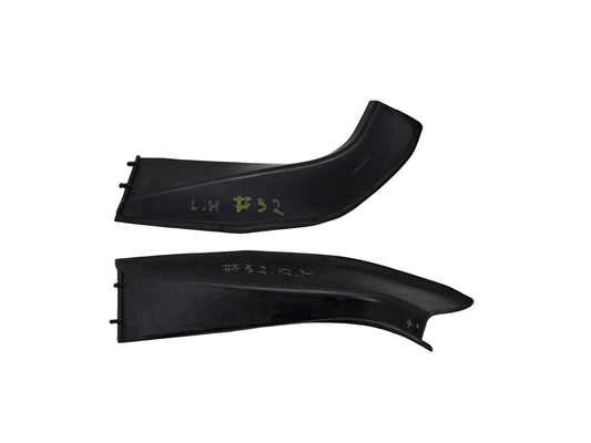 2012-2016 BMW 528i F10 - Trunk Water Gutter Trim Pair 51497204376 OEM