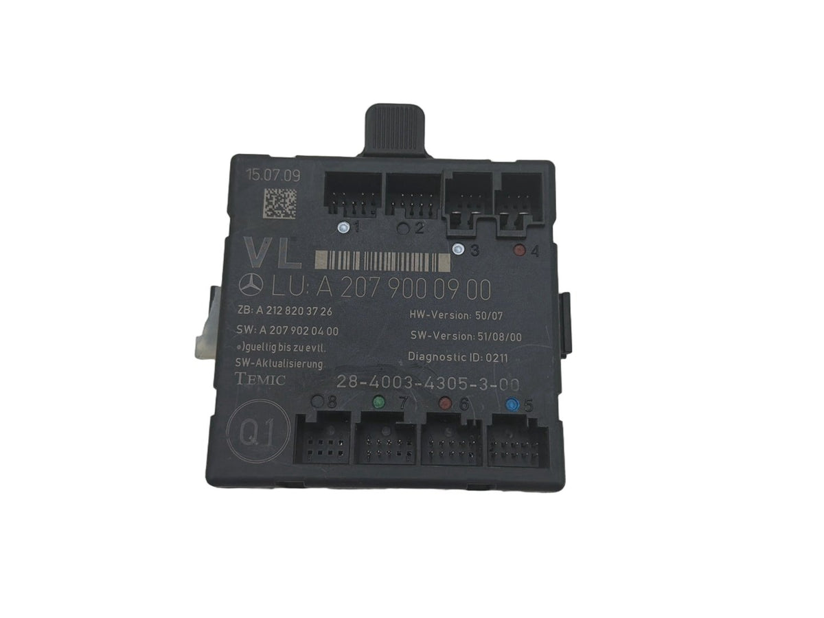 2010-2017 Mercedes-Benz E-Class Front Left Door Control Module A2079000900 OEM