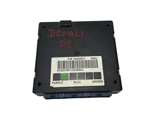 2000-2002 GMC Yukon Denali Body Control Module BCM 15063577 OEM