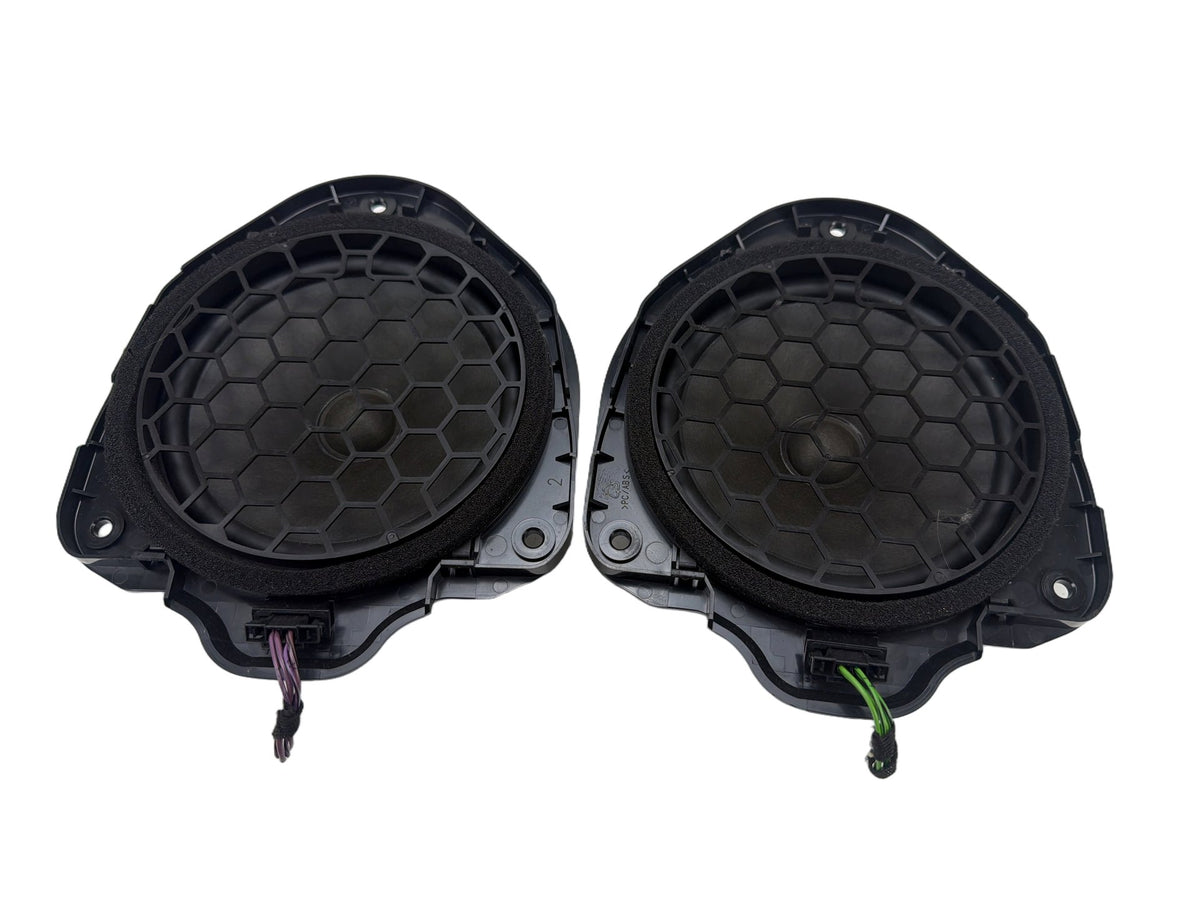 2015-2020 Audi A3 S3 Rear Door Panel Audio Loudspeakers Pair Set 8V035411B OEM