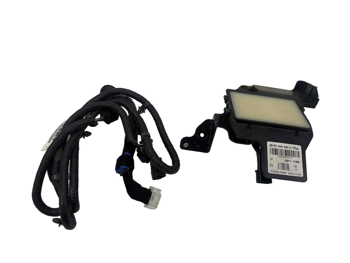 2015-2017 Hyundai Sonata Rear Left Blind Spot Radar Sensor With Wiring OEM