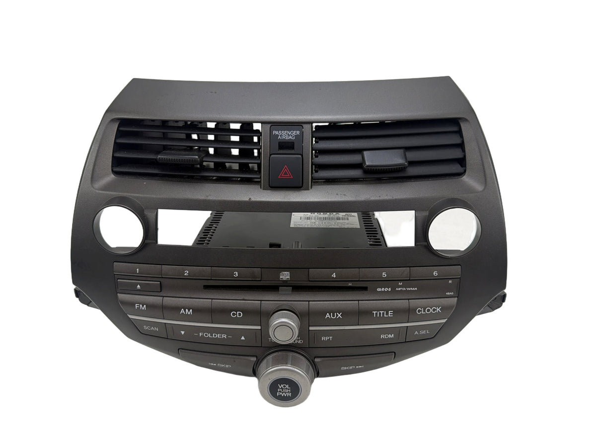 2008-2011 Honda Accord Dash AM FM MP3 Single CD Receiver 39100-TA0-A01 OEM